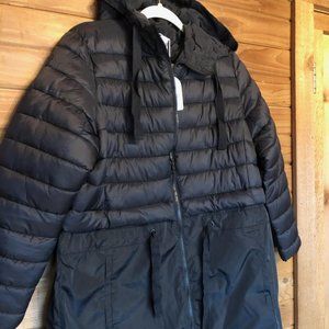 NWT! Blk Lightweight Puffer Coat